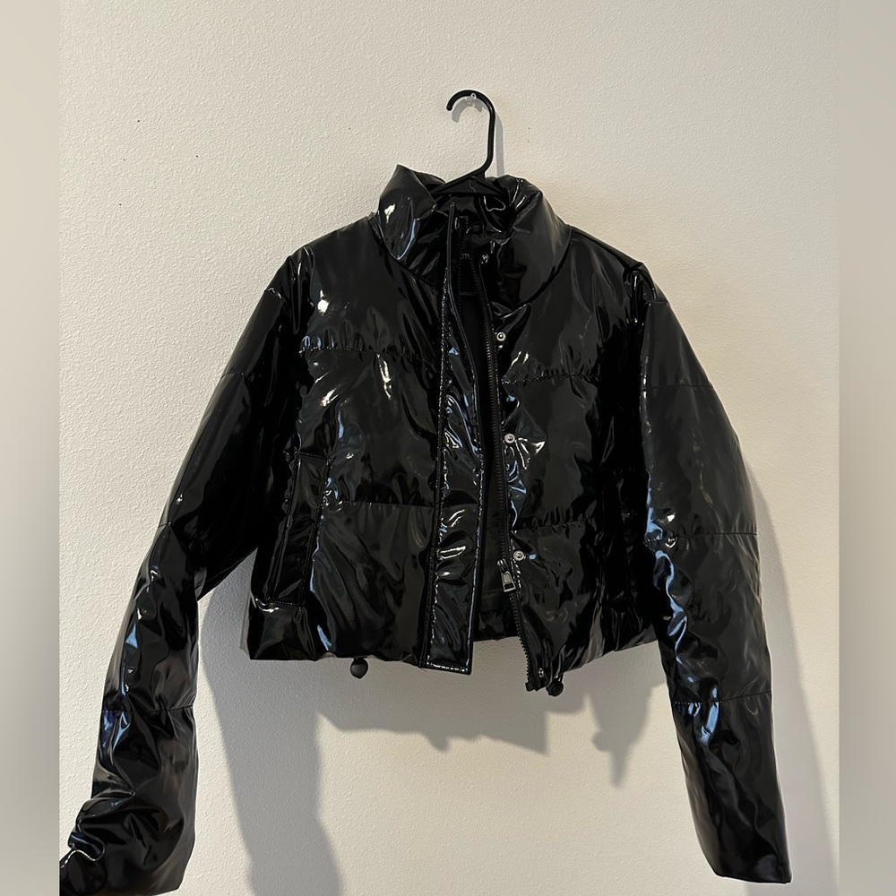 cropped bomber jacket